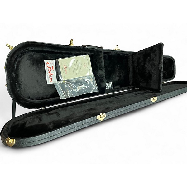 Used 2022 Fodera Monarch IV Standard Walnut/Chambered Ash Electric Bass Guitar