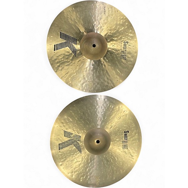 Used Zildjian 15in K Sweet Hi-Hat Pair Cymbal