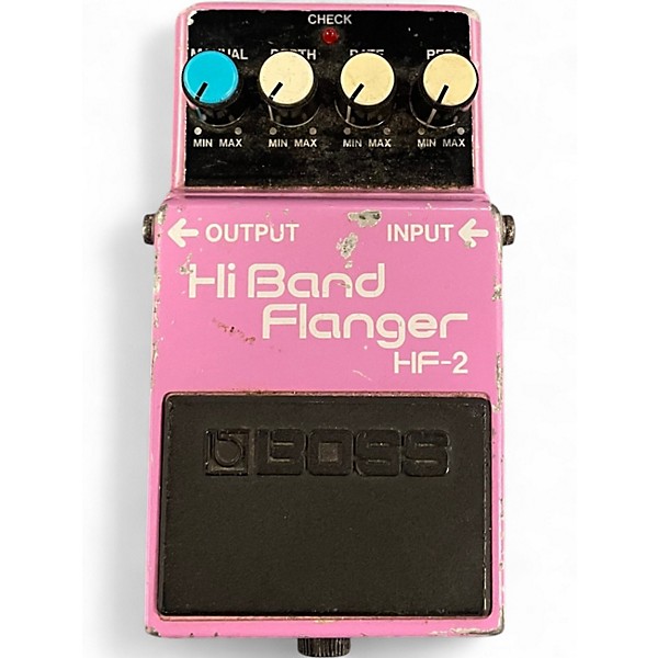 Used BOSS HF2 Hi Band Flanger Effect Pedal
