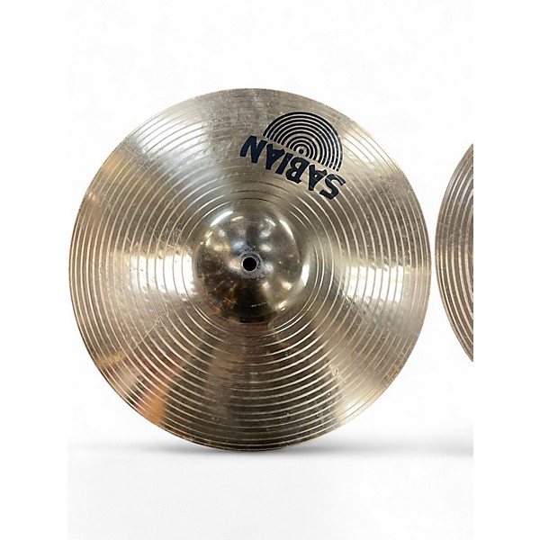 Used SABIAN 14in AA Metal X Hi Hat Pair Cymbal