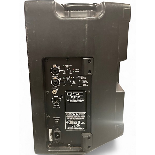 Used QSC CP12 12" 1,000W Powered Speaker Powered Speaker