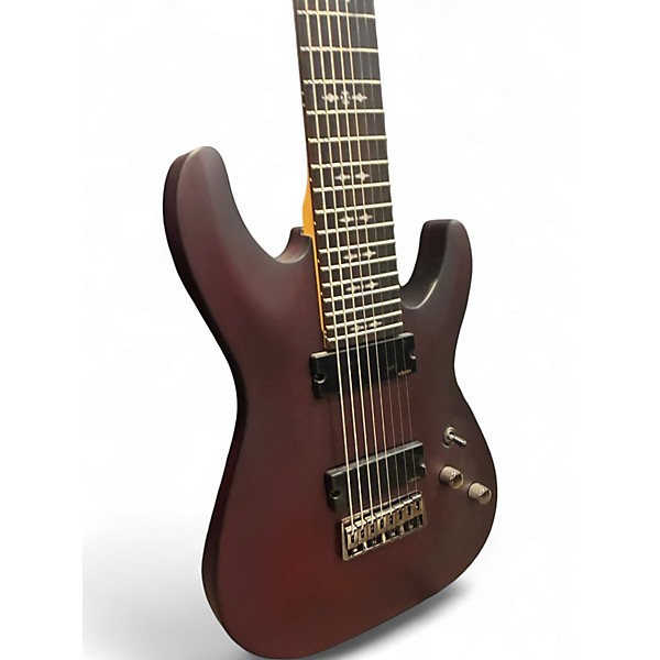 Used Schecter Guitar Research Omen 8 Walnut Solid Body Electric Guitar