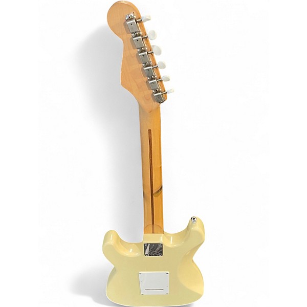 Used Fender Squier Series Stratocaster Olympic White Solid Body Electric Guitar