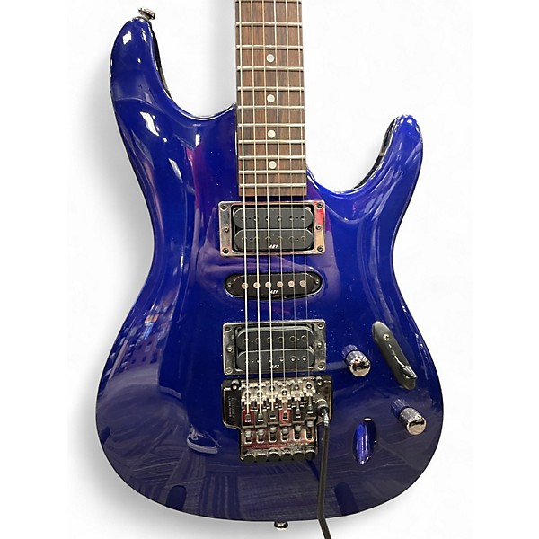 Used Ibanez S470 Blue Solid Body Electric Guitar