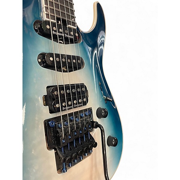 Used Jackson  Modified Pro Plus Series Soloist SLA3Q Polar Burst Solid Body Electric Guitar