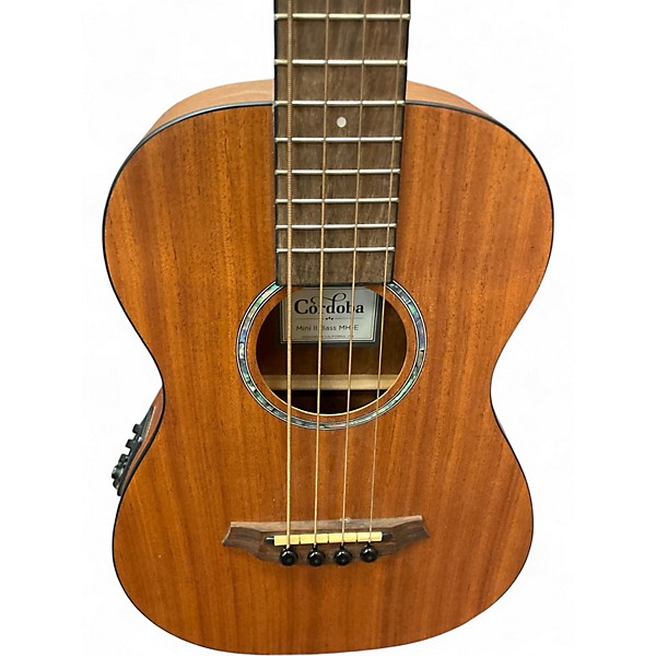 Used Cordoba MINI II MH-E Natural Acoustic Bass Guitar