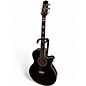 Used Takamine TSP158C Trans Black Acoustic Electric Guitar