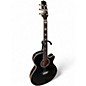 Used Takamine TSP158C Trans Black Acoustic Electric Guitar