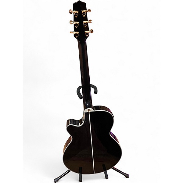 Used Takamine TSP158C Trans Black Acoustic Electric Guitar