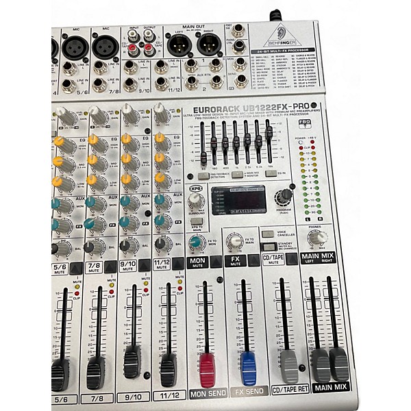 Used Behringer EURORACK UB1222FX-PRO Unpowered Mixer