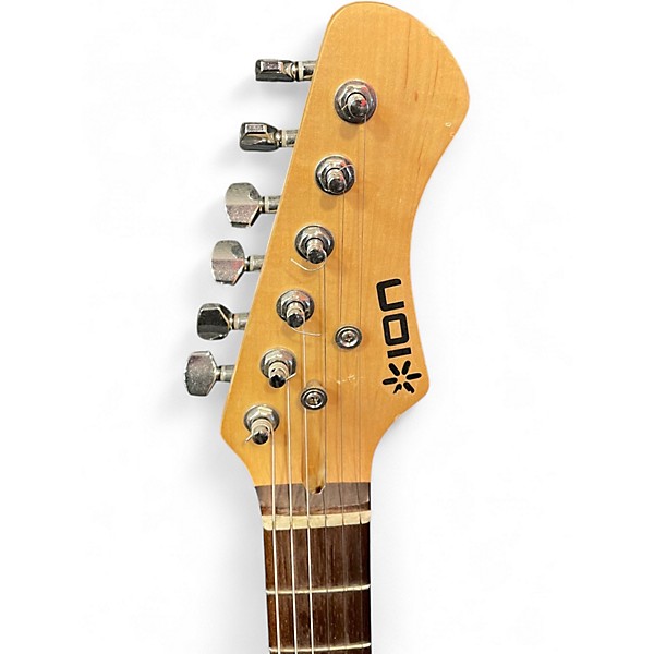 Used ION Strat Style Sunburst Solid Body Electric Guitar