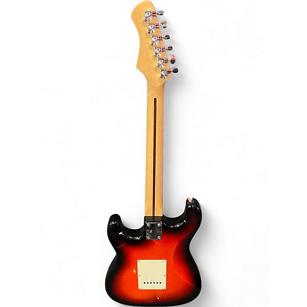 Used ION Strat Style Sunburst Solid Body Electric Guitar