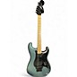 Used Squier Contemporary Stratocaster HH FR GREEN Solid Body Electric Guitar thumbnail
