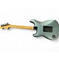 Used Squier Contemporary Stratocaster HH FR GREEN Solid Body Electric Guitar