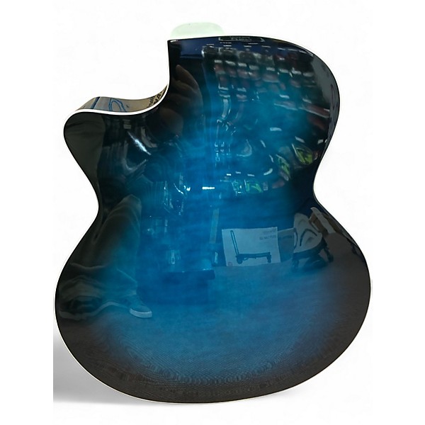 Used Guild F-2512CE DELUXE Blue Burst 12 String Acoustic Guitar