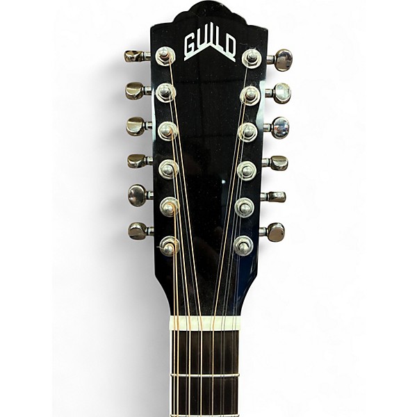 Used Guild F-2512CE DELUXE Blue Burst 12 String Acoustic Guitar