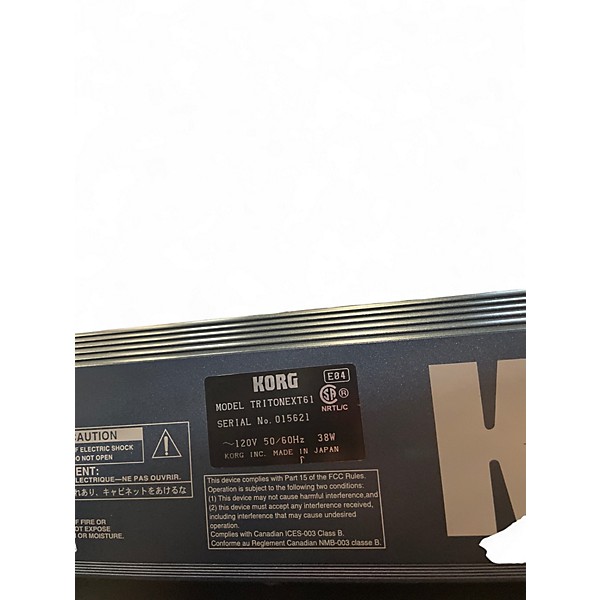 Used KORG Triton Extreme 61 Key Keyboard Workstation