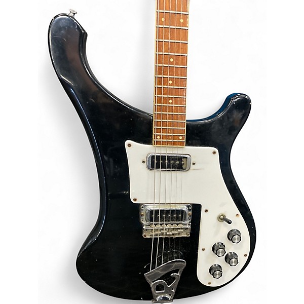 Vintage 1973 Rickenbacker 480 JETGLO Black Solid Body Electric Guitar