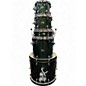 Used Ludwig 5 Piece Element Evolution Emerald Green Sparkle Drum Kit thumbnail