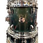 Used Ludwig 5 Piece Element Evolution Emerald Green Sparkle Drum Kit