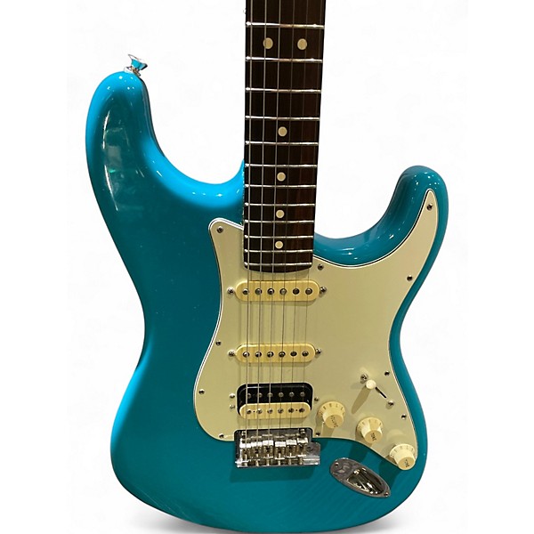 Used 2022 Fender American Professional Standard Stratocaster HSS BLUE Solid Body Electric Guitar