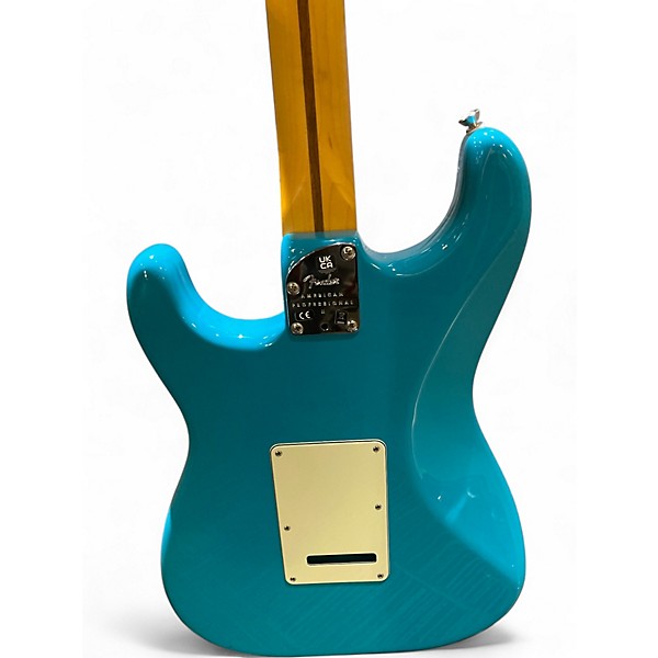 Used 2022 Fender American Professional Standard Stratocaster HSS BLUE Solid Body Electric Guitar