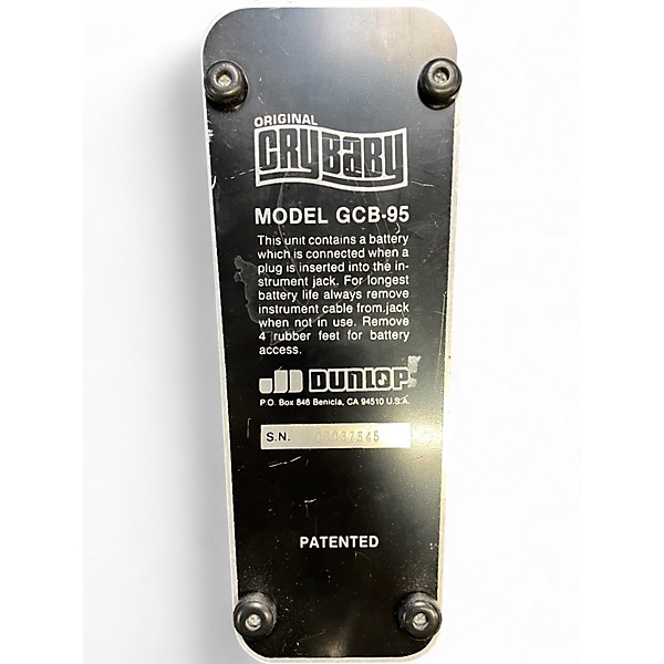 Used Dunlop GCB95 Original Crybaby Wah Effect Pedal