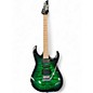 Used Ibanez GRX70QA Trans Green Solid Body Electric Guitar thumbnail