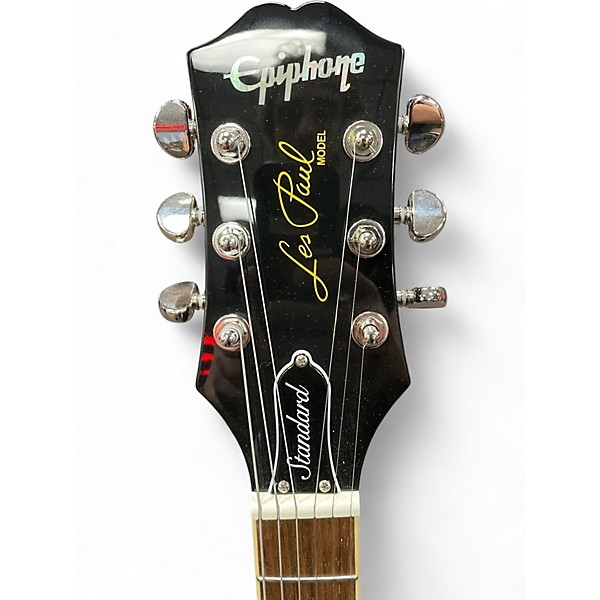 Used Epiphone Les Paul Standard Black Solid Body Electric Guitar