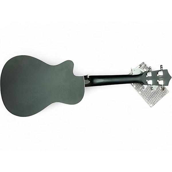 Used Bamboo U-23 FLOWERS&ROLL BLACK Ukulele