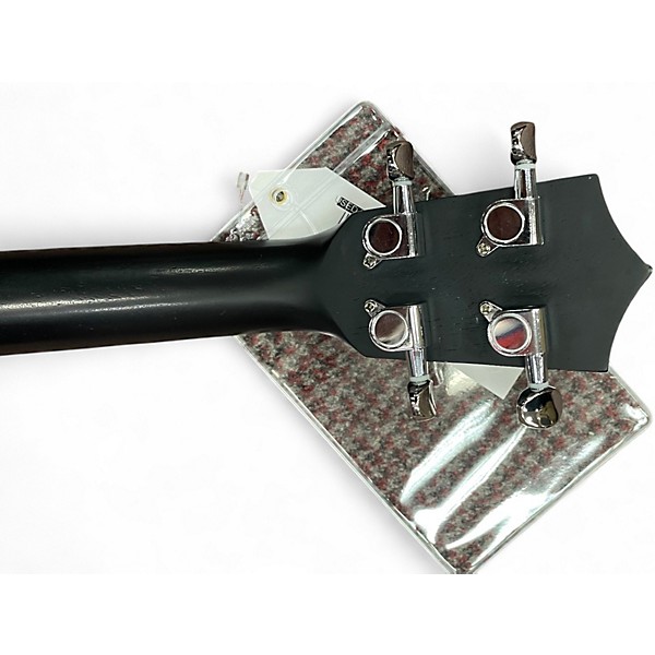 Used Bamboo U-23 FLOWERS&ROLL BLACK Ukulele