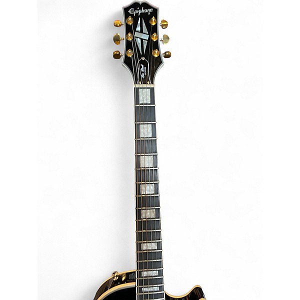 Used Epiphone Les Paul Custom BLACK Solid Body Electric Guitar