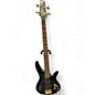 Used Ibanez SR300EDX Black Ice Frozen Matte Electric Bass Guitar thumbnail