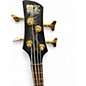 Used Ibanez SR300EDX Black Ice Frozen Matte Electric Bass Guitar