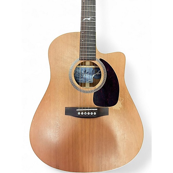 Used Seagull Artist Mosaic CW Natural Acoustic Electric Guitar