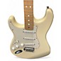 Used Fender Standard Stratocaster Antique White Solid Body Electric Guitar