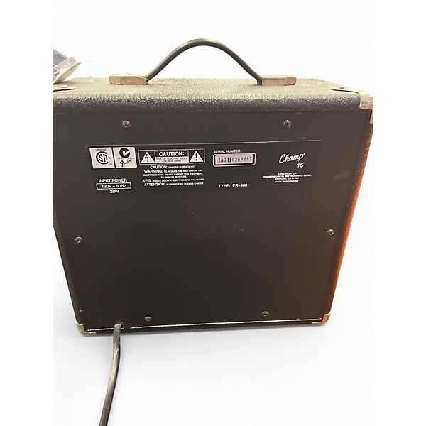 Used Fender  champ 15 Battery Powered Amp