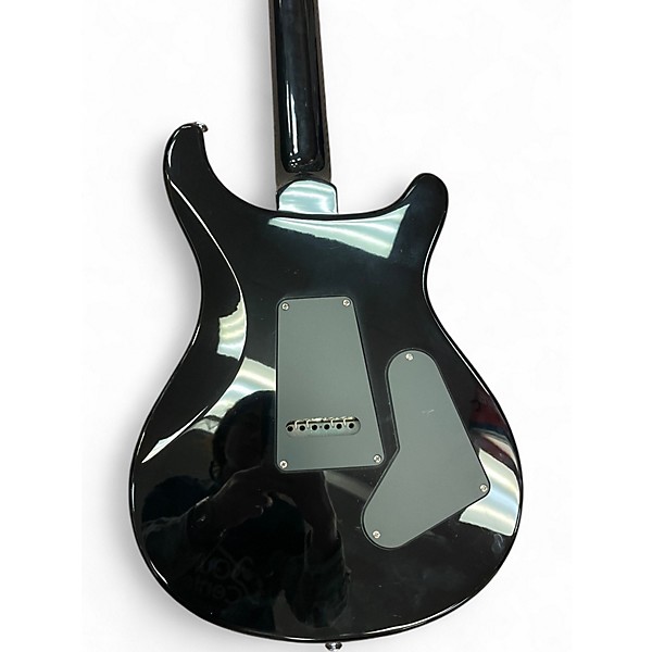 Used PRS SE Custom 24 Trans Black Solid Body Electric Guitar