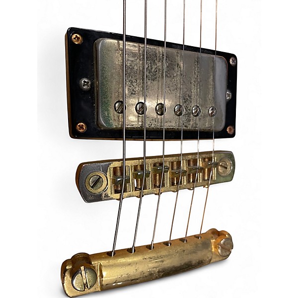 Vintage 1990s Epiphone Sheraton Natural Hollow Body Electric Guitar