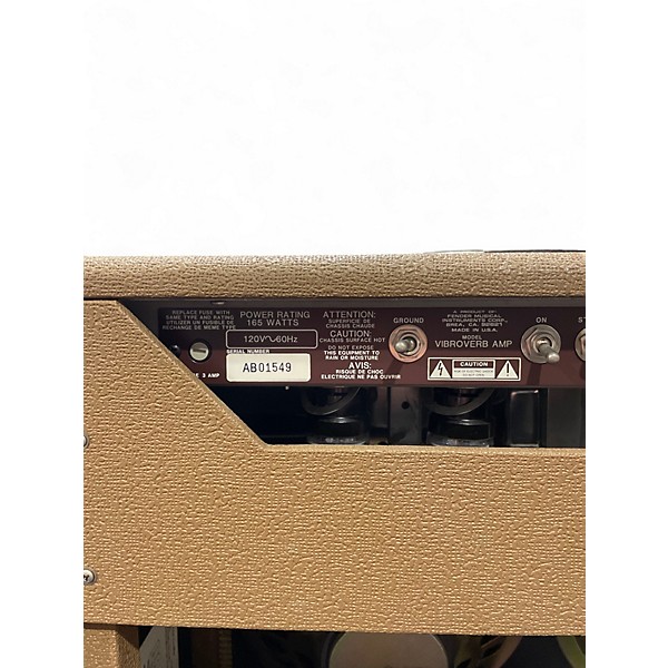 Used Fender 1963 Reissue Vibroverb 40W 2x10 Tube Guitar Combo Amp