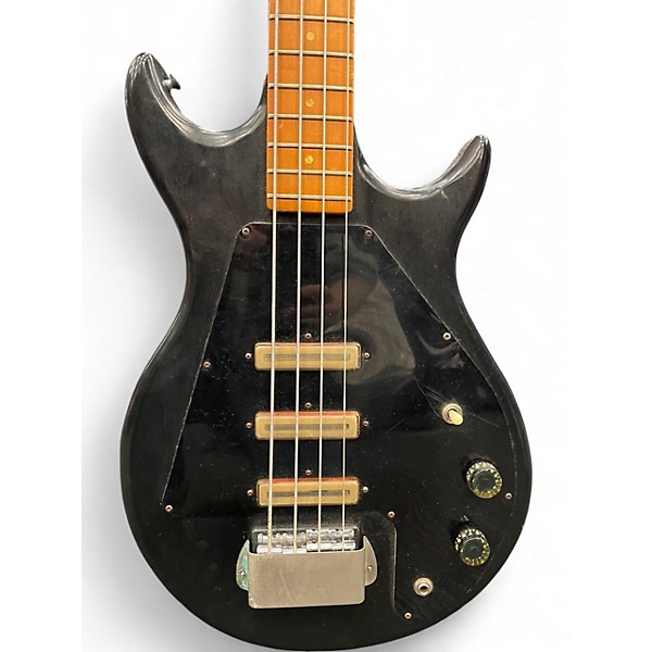 Vintage 1978 Gibson 1978 The Grabber Refinish Black Electric Bass Guitar