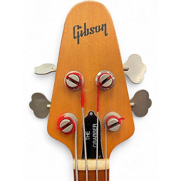 Vintage 1978 Gibson 1978 The Grabber Refinish Black Electric Bass Guitar