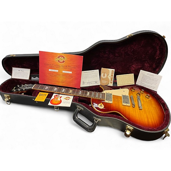 Used Gibson CUSTOM ART & HISTORIC LPR-8 Tobacco Sunburst Solid Body Electric Guitar