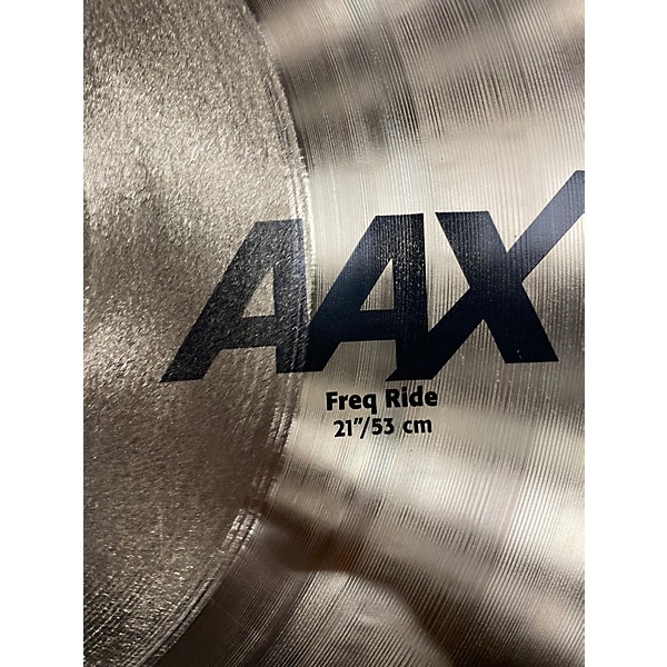 Used SABIAN 21in AAX FREQ RIDE Cymbal