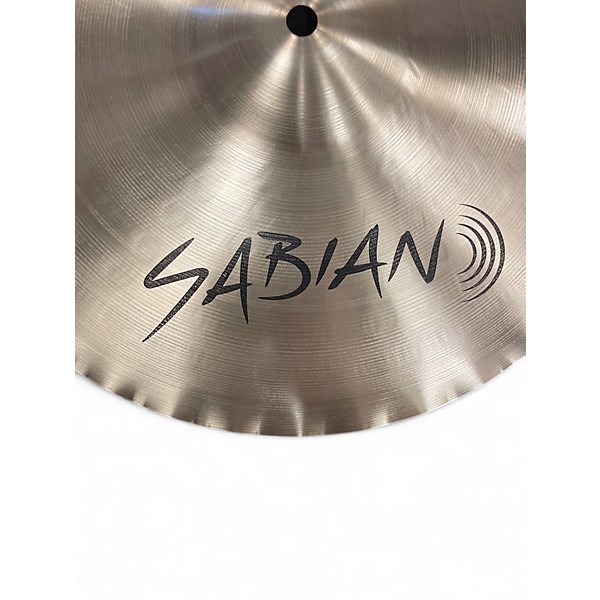 Used SABIAN 16in AAX Metal Hi Hat Bottom Brilliant Cymbal