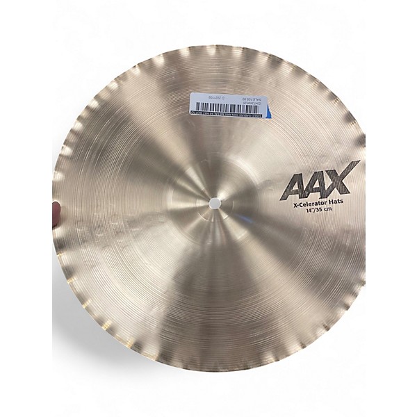 Used SABIAN 16in AAX Metal Hi Hat Bottom Brilliant Cymbal