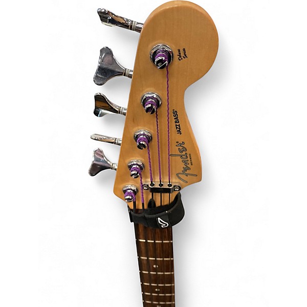 Used Fender jazz bass mim 2 Color Sunburst Electric Bass Guitar