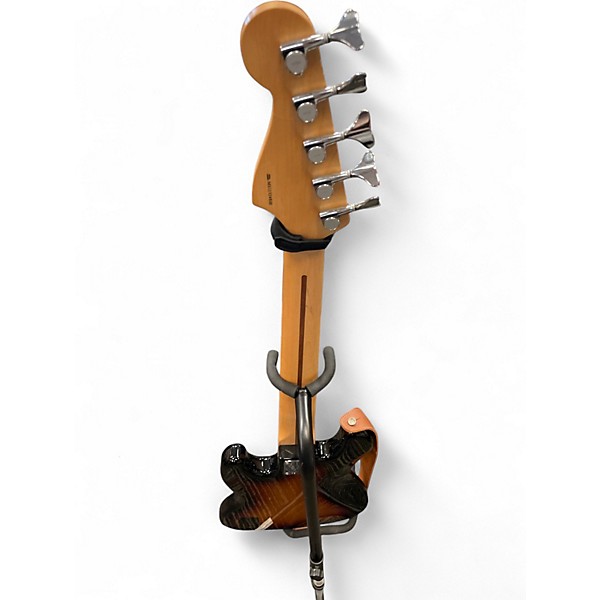 Used Fender jazz bass mim 2 Color Sunburst Electric Bass Guitar