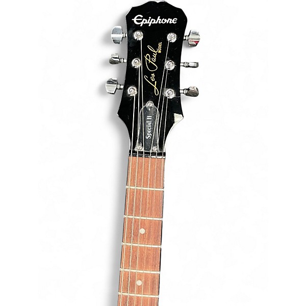 Used Epiphone Les Paul Special II Black Solid Body Electric Guitar