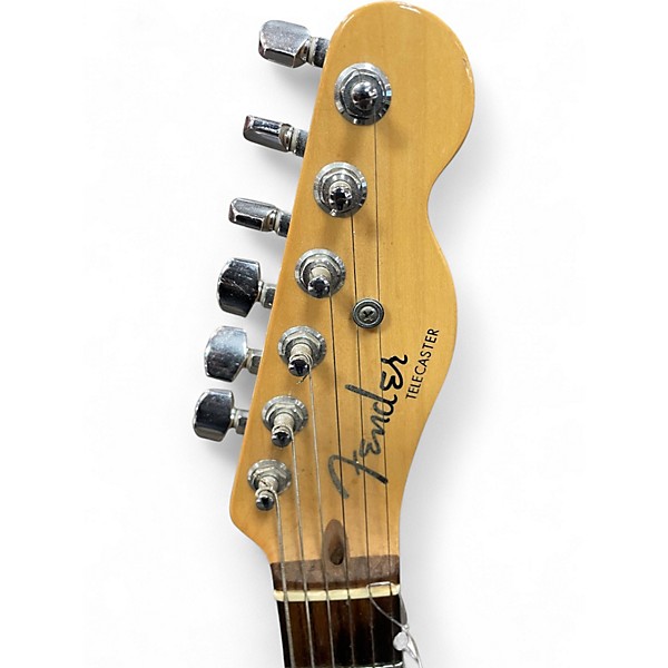 Used 2000s Fender AMERICAN DELUXE POWER TELECASTER Vintage White Solid Body Electric Guitar